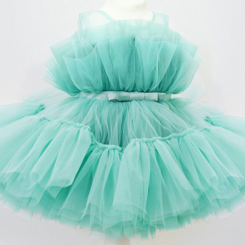 Gauze Girl Princess Dress Fluffy