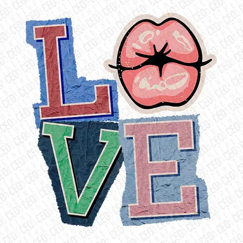 Love Lips – DTF Transfer