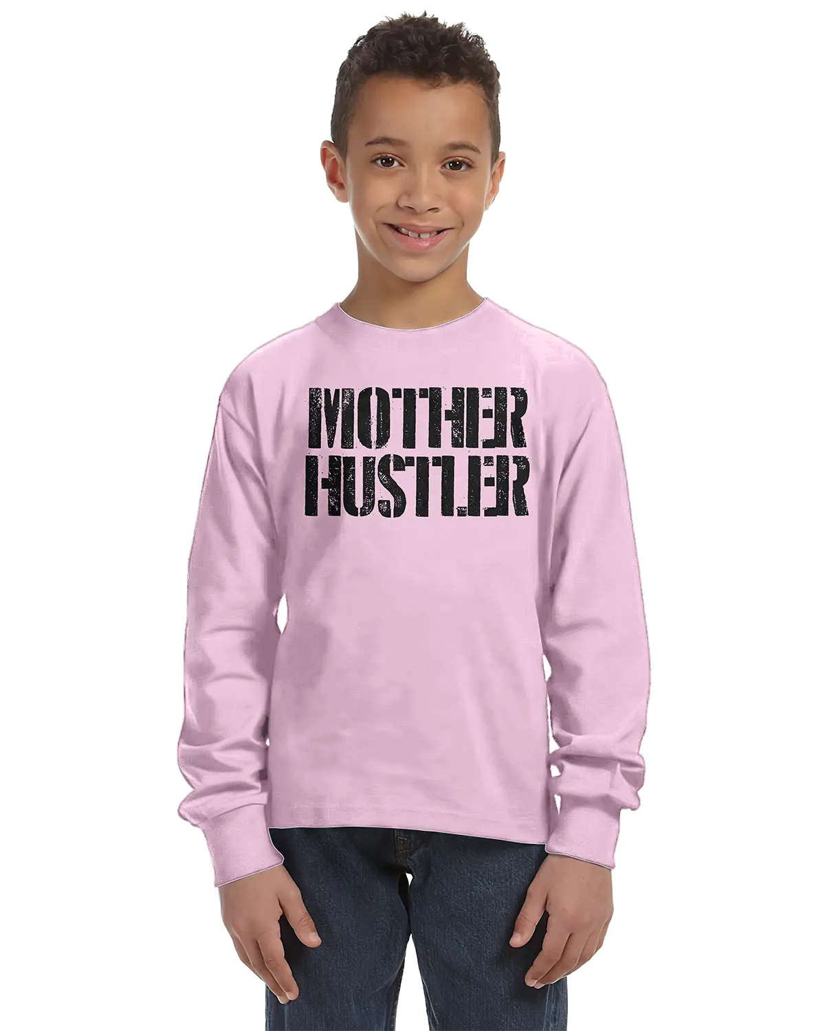 Mother Hustler Unisex Kids Long Sleeve T-Shirt