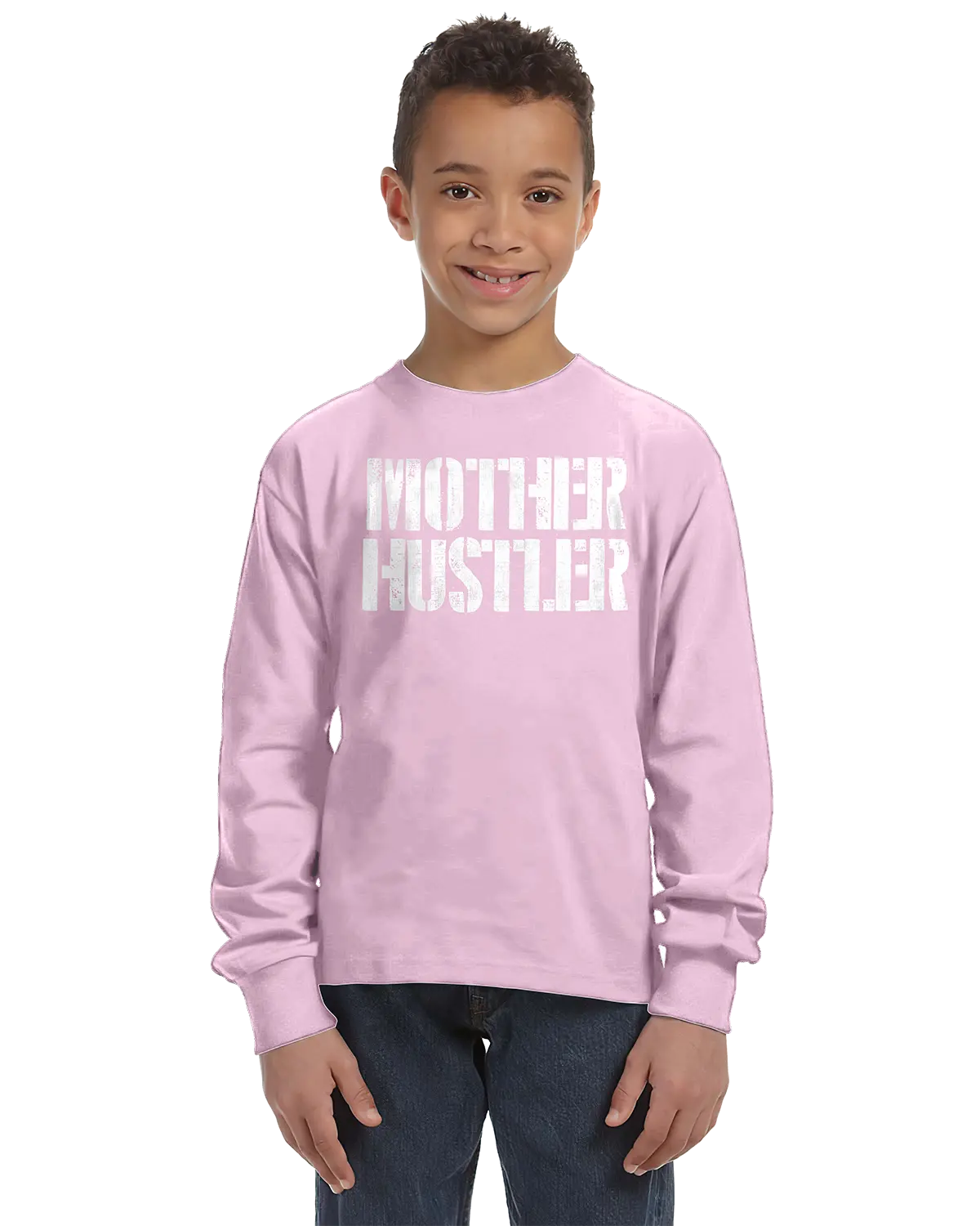 Mother Hustler Unisex Kids Long Sleeve T-Shirt