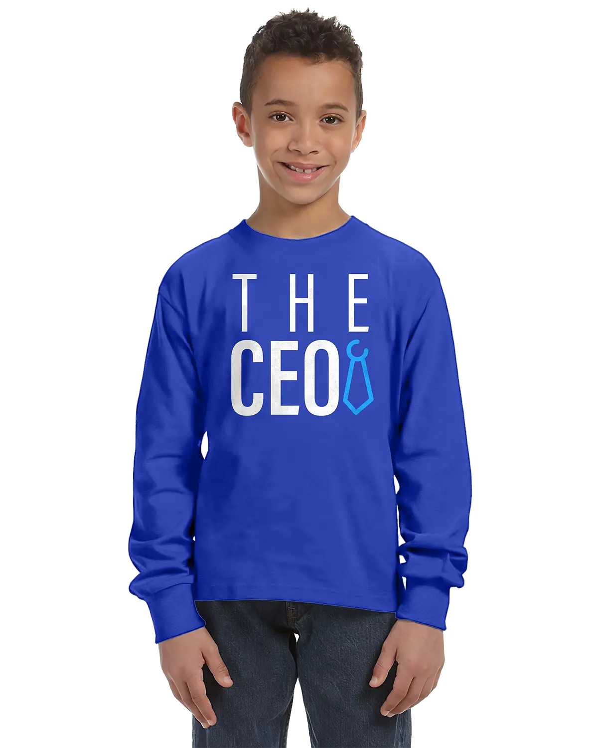 The CEO Unisex Kids Long Sleeve T-Shirt