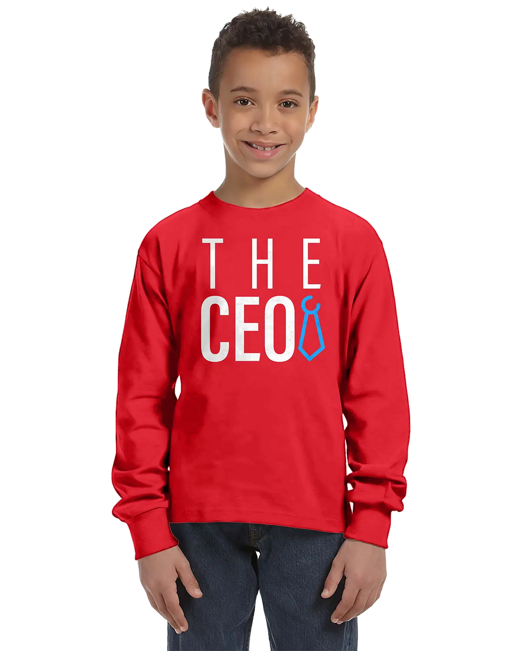 The CEO Unisex Kids Long Sleeve T-Shirt