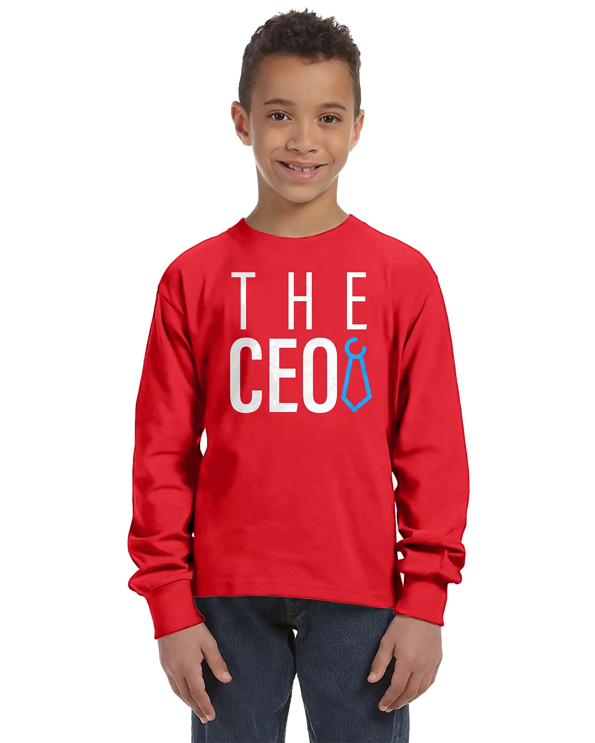 The CEO Unisex Kids Long Sleeve T-Shirt